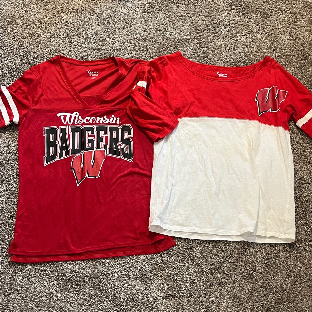 Campus Lifestyle Women’s‎ Wisconsin Badgers Medium Shirt Bundle